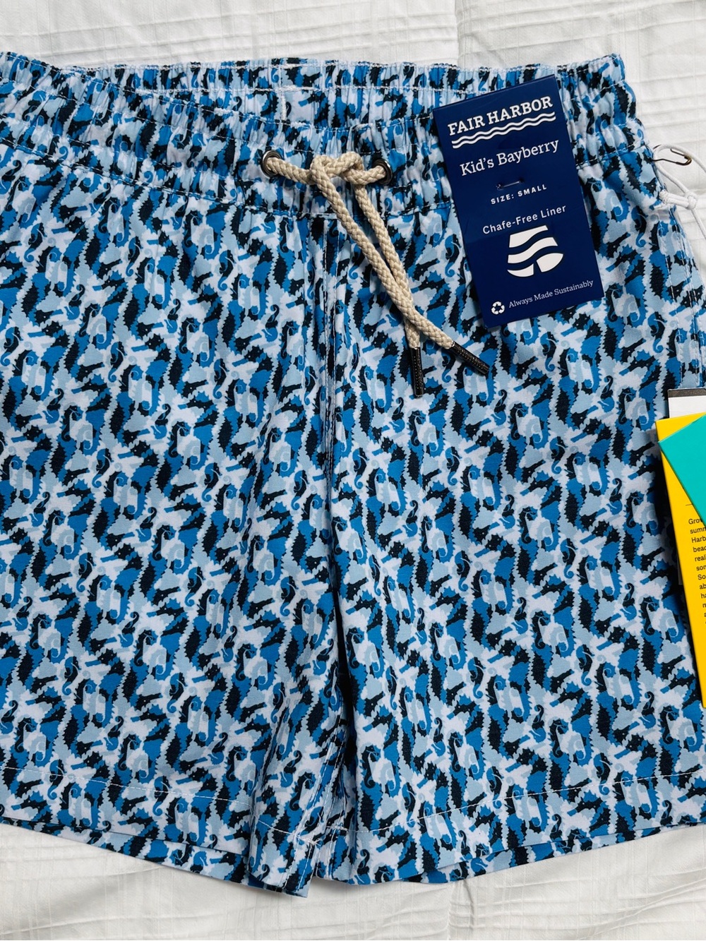 New Fair Harbor Boys Bayberry Swim Shorts (Chafe-Free)
